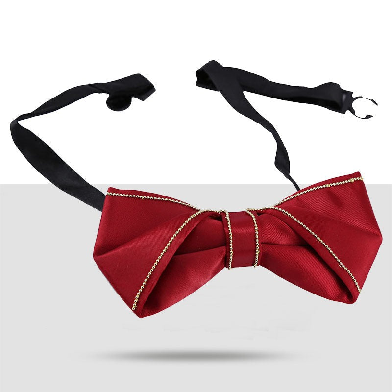 Elegant Pearl-Adorned Bow Tie T2005-DOOHOOB