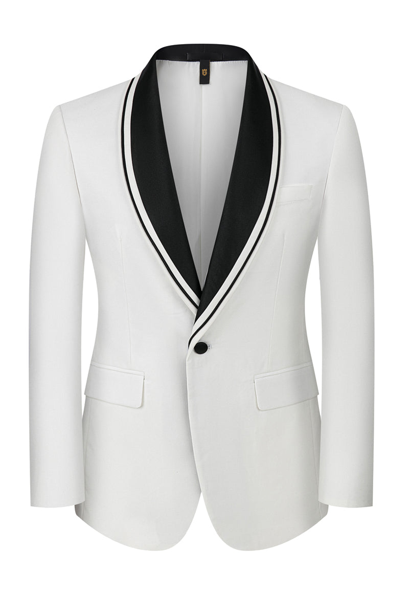 3 Piece Classic Shawl Collar Suit S8585-DOOHOOB