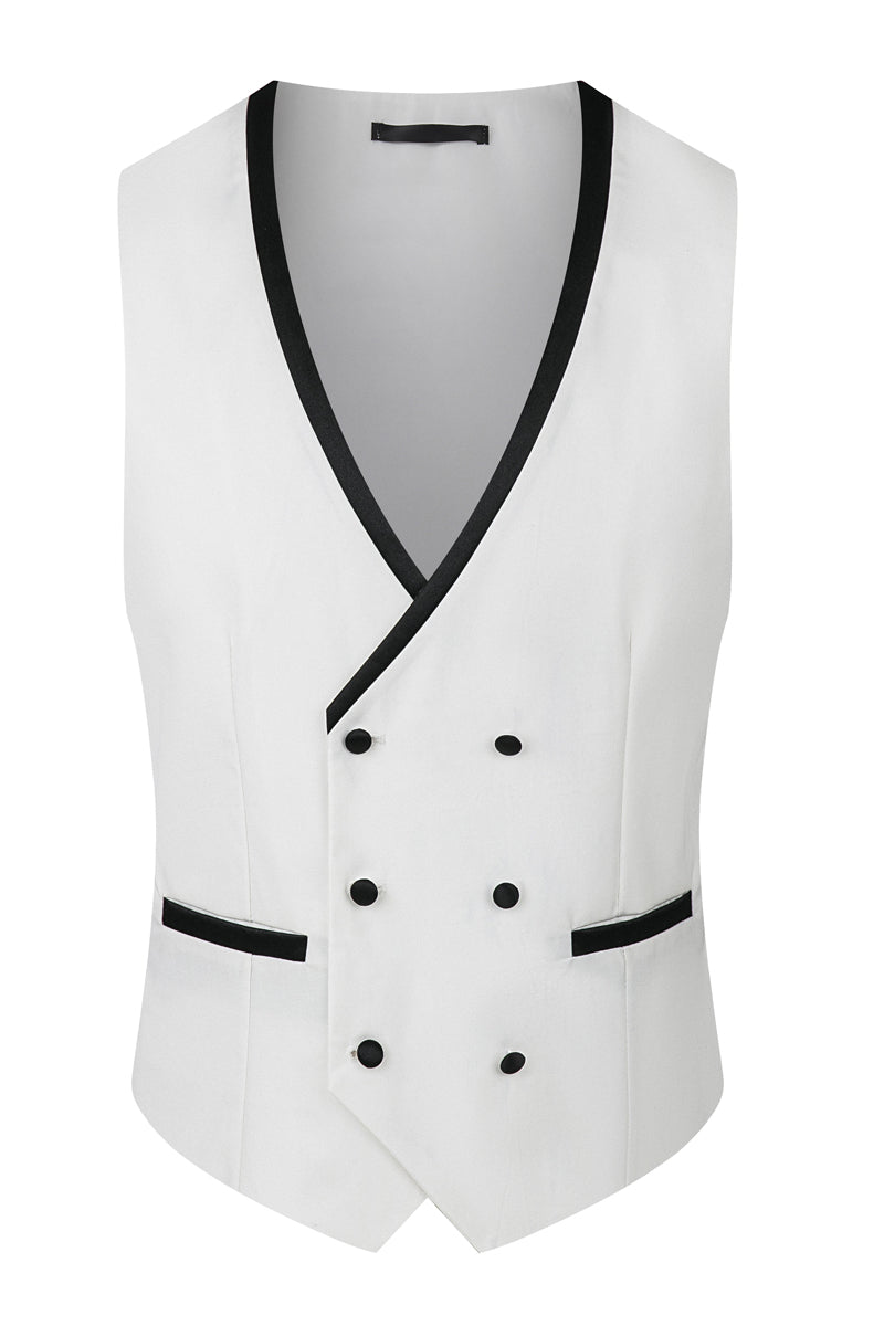 3 Piece Classic Shawl Collar Suit S8585-DOOHOOB