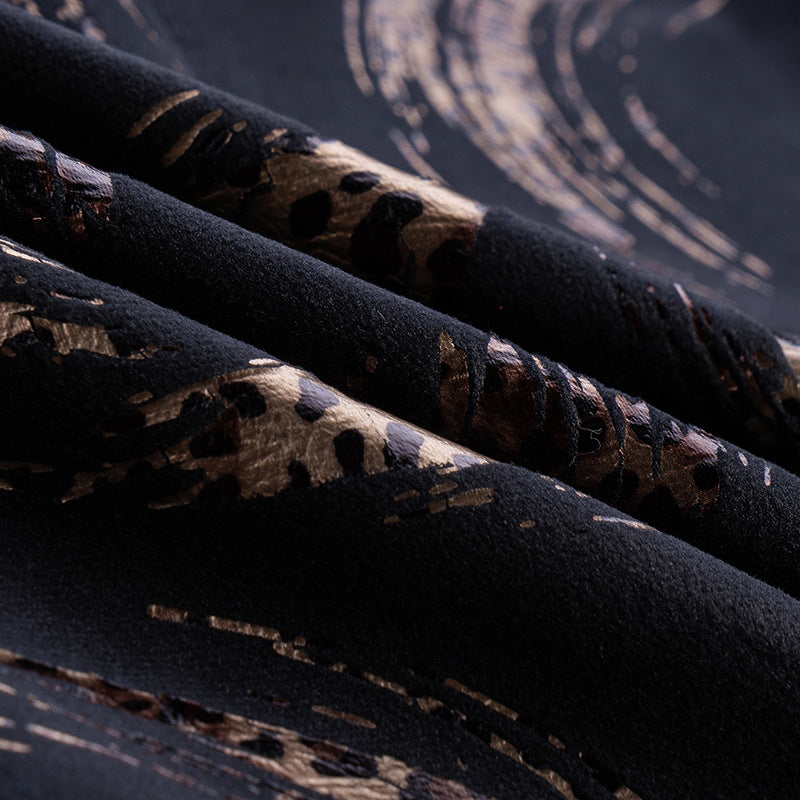 Artistic Leopard Print Velvet Blazer S8320-DOOHOOB