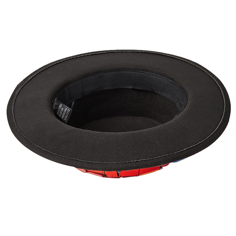 Doohoob Wide Brim Full Sequins Hat H9005-DOOHOOB