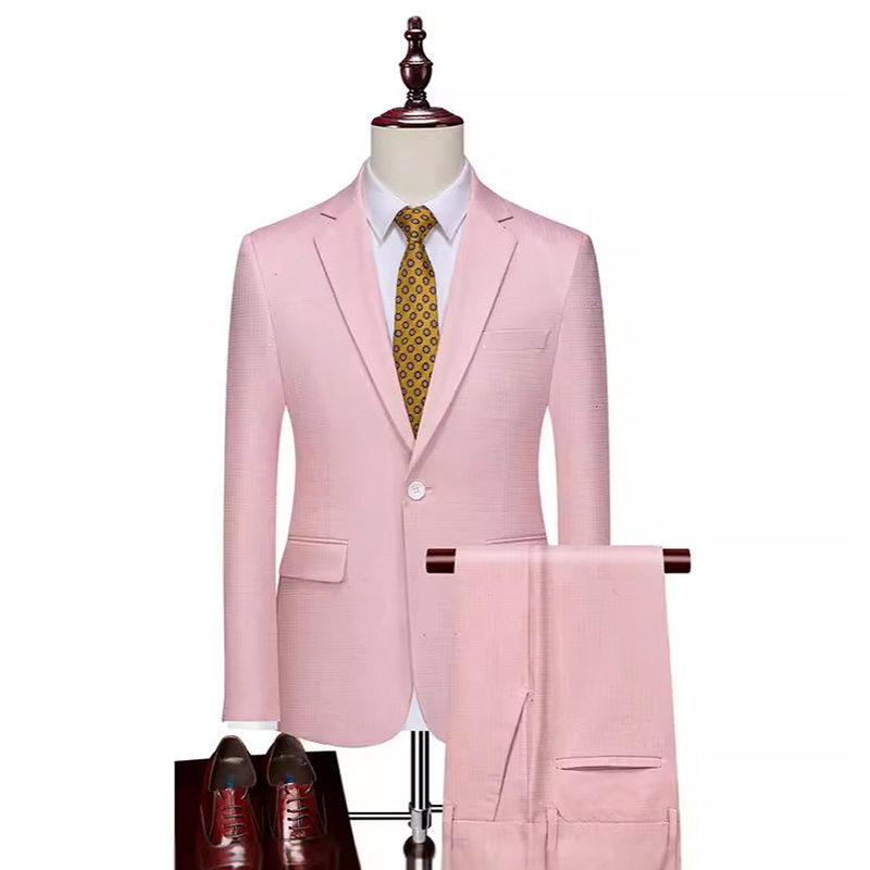 Sparkling Plaid Suit S8518-2-DOOHOOB