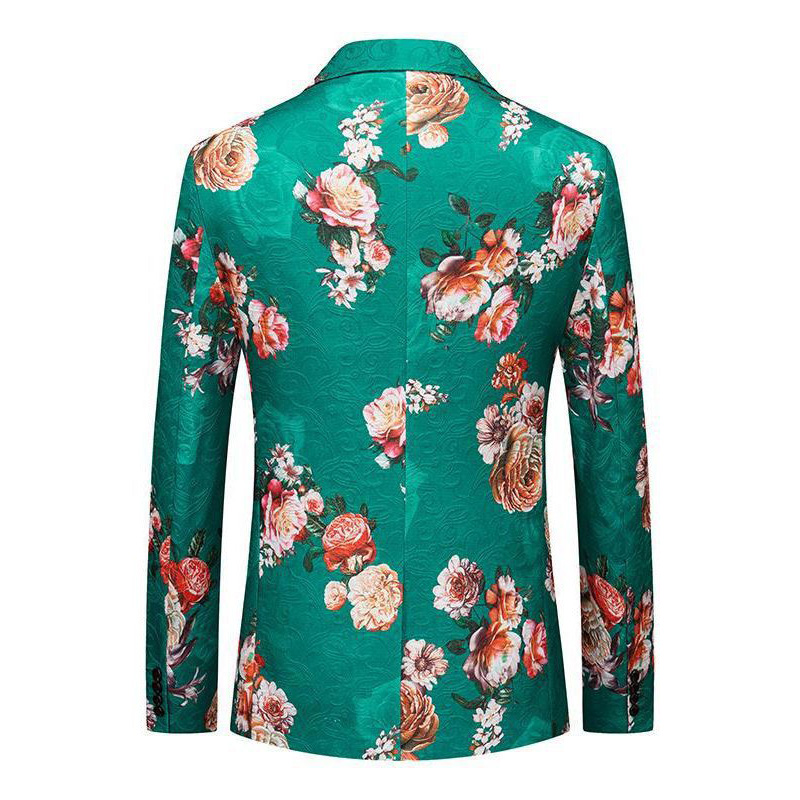 Tropical Bloom Jacquard Blazer S8530-DOOHOOB