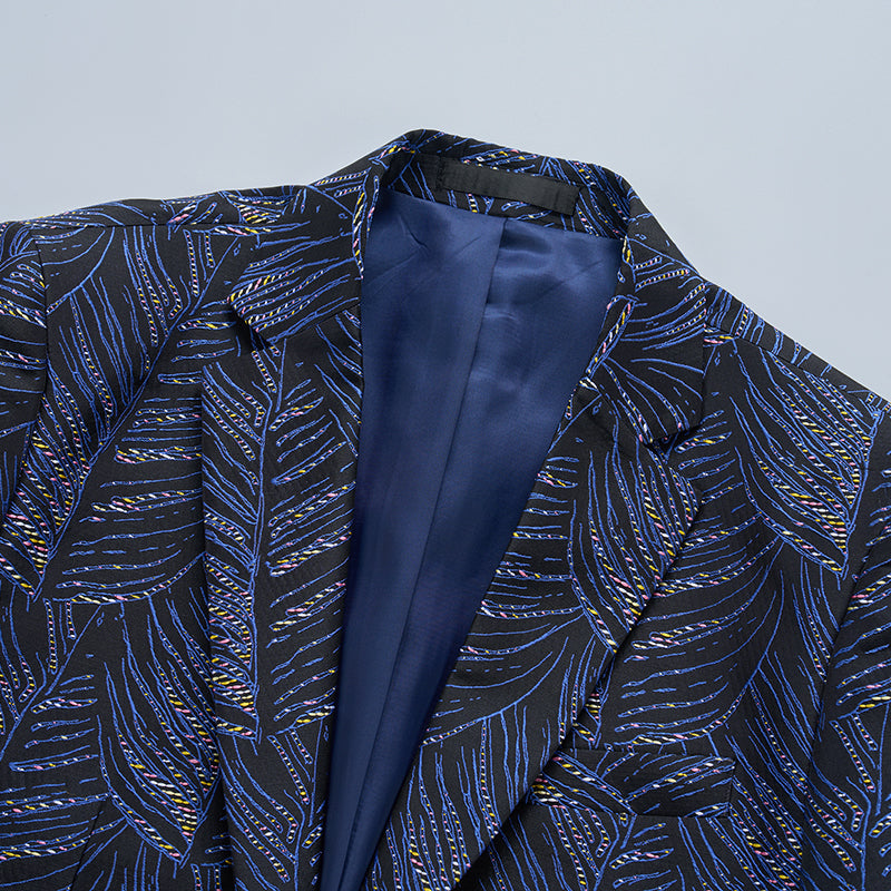 Black_Feather_Print_Men_Blazer_S8684_Formal_Business_and_Daily_Casual_Outfit_DOOHOOB