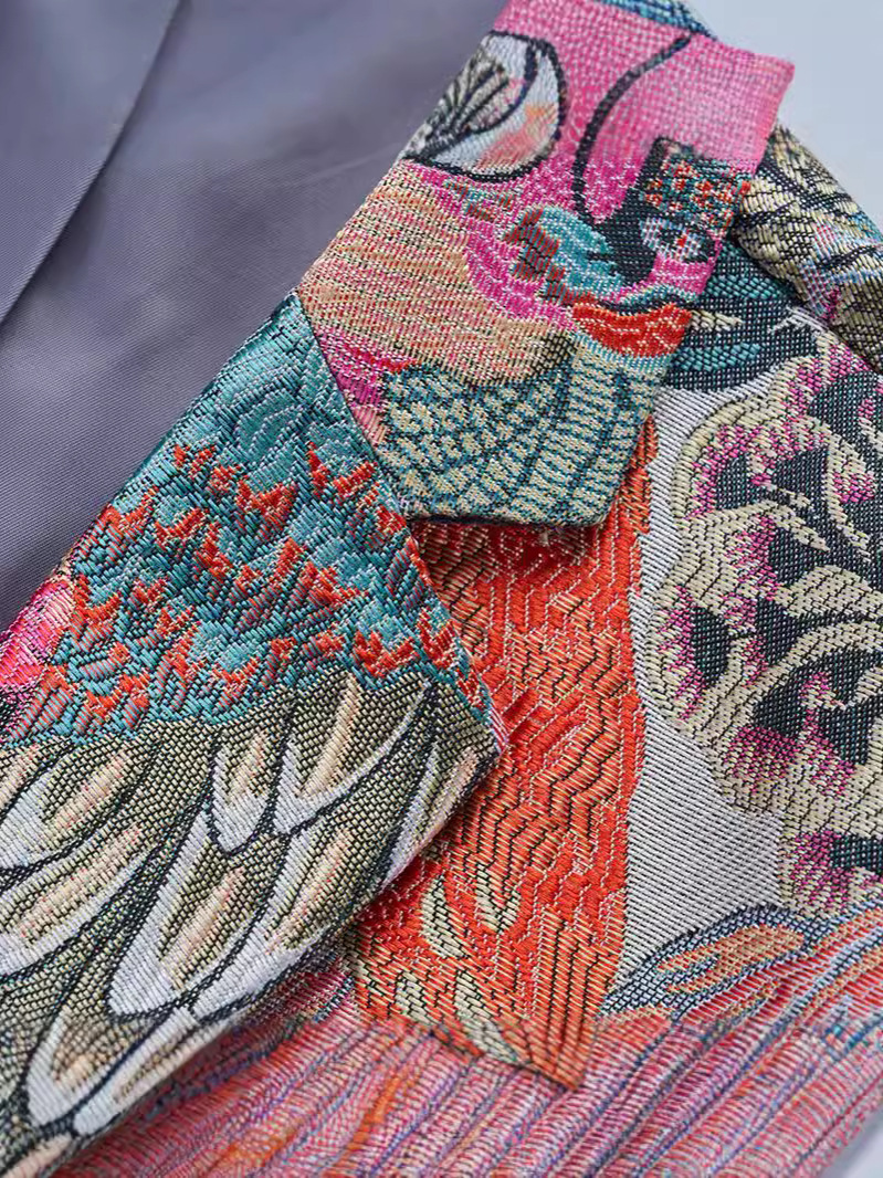 Parrot Tapestry Blazer S8513-DOOHOOB