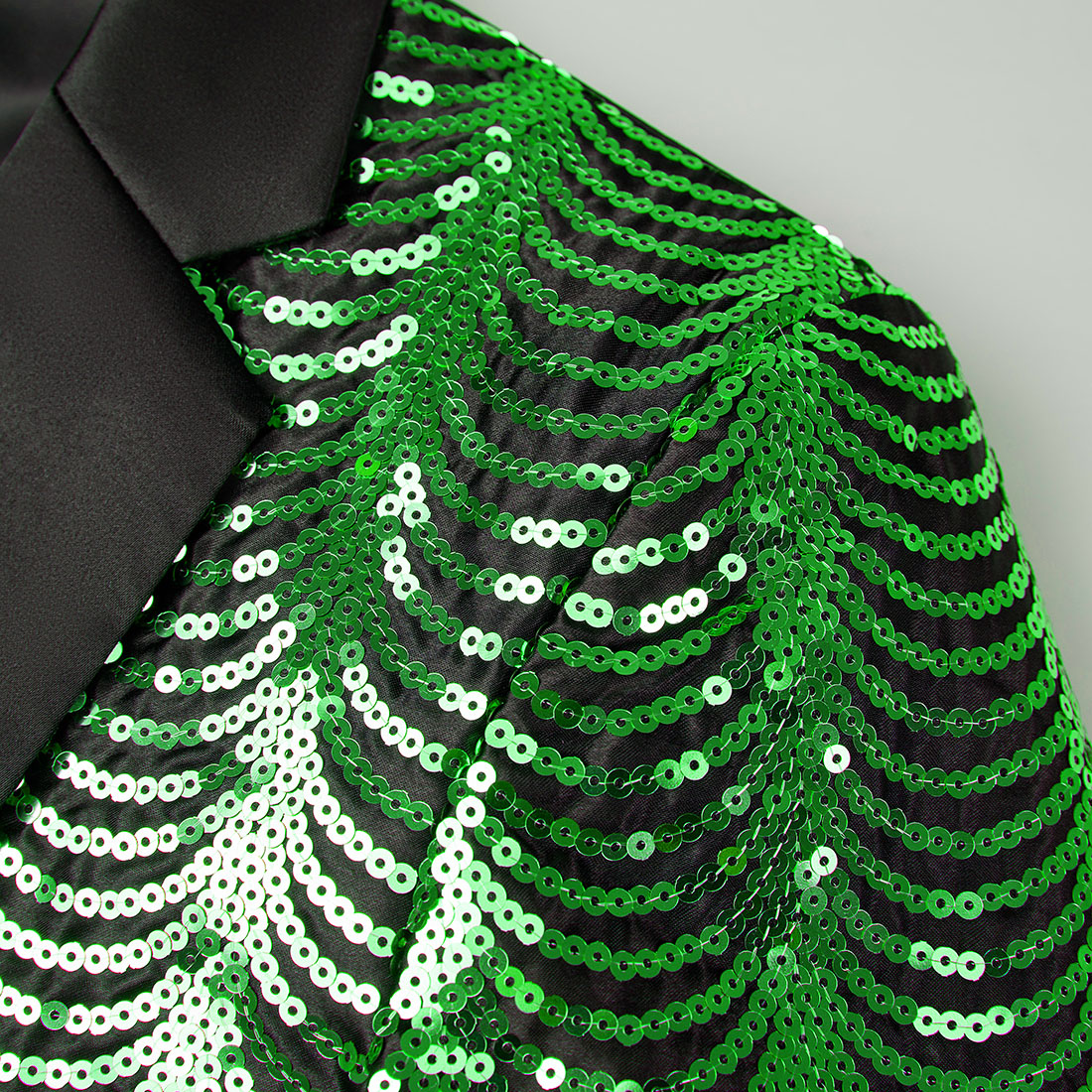 Green Sequins Blazer S8239-DOOHOOB