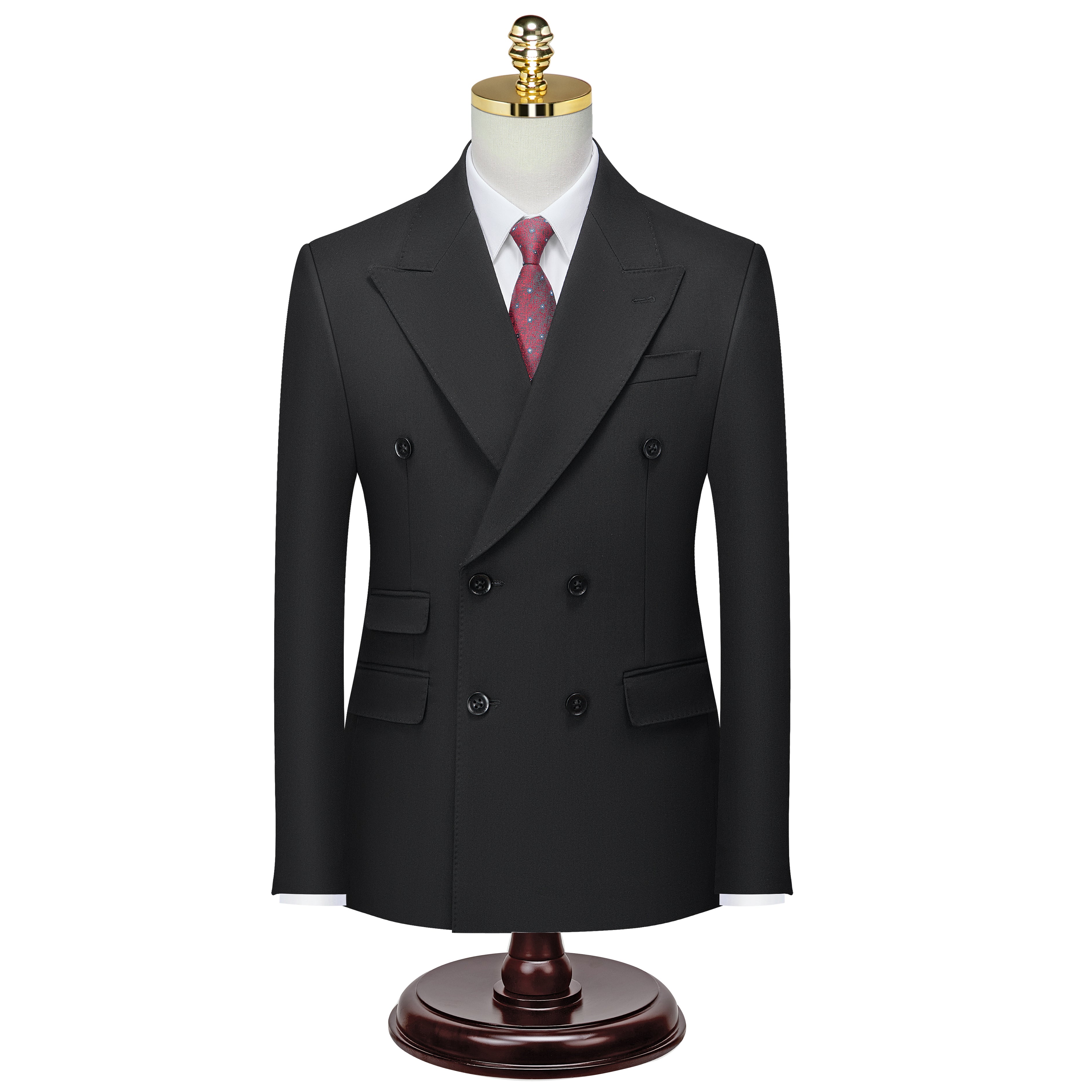 3 Piece Solid Color Classic Suit S8578-DOOHOOB