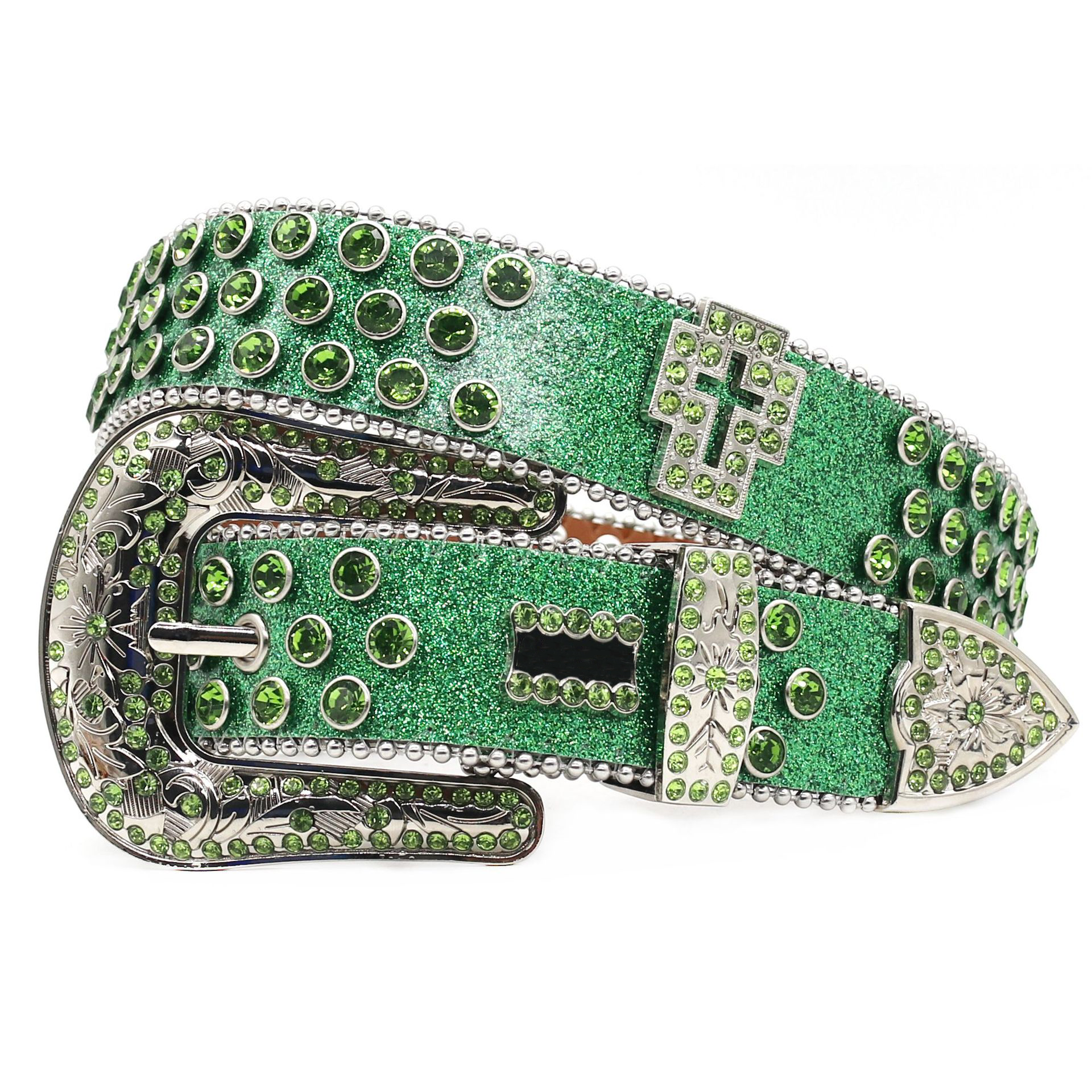 Punk Riveted Rhinestone Belt B4050-DOOHOOB