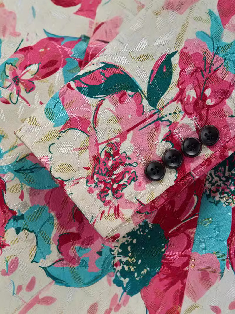 Floral Symphony Blazer S8520-DOOHOOB
