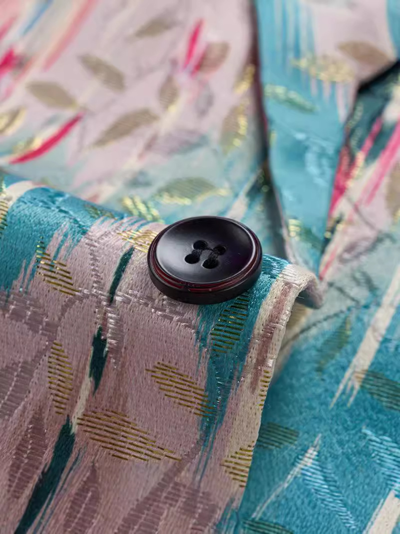 Zigzag Pattern Blazer S8521-DOOHOOB