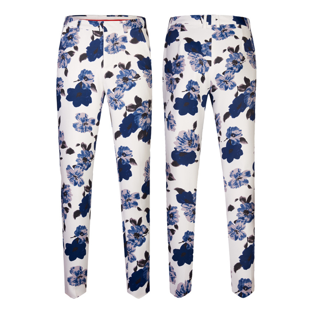 Blue Floral Artistic Style Blazer S8344-DOOHOOB