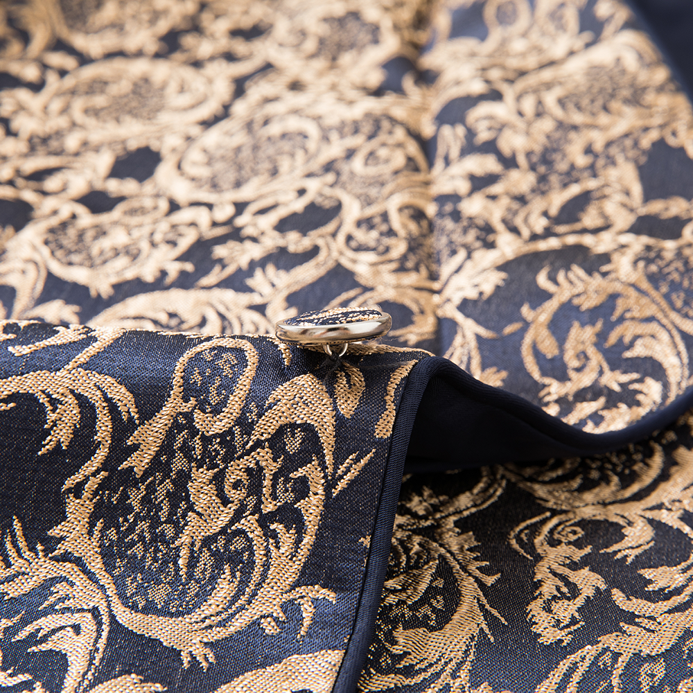 3 Piece Luxurious Jacquard Suit S8586-DOOHOOB