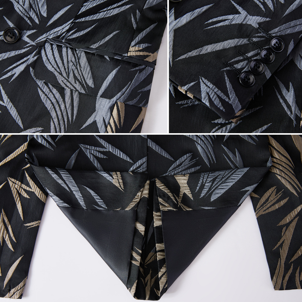 Bamboo Leaf Lapel Suit S8505-DOOHOOB