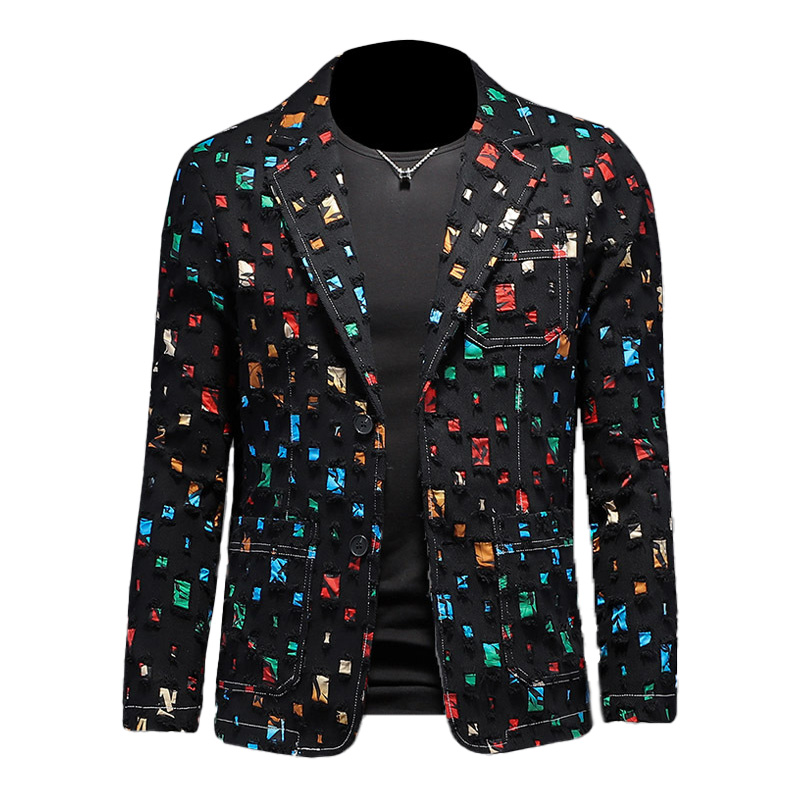 Starlight Mosaic Print Blazer S8506-DOOHOOB Starlight Mosaic Print Blazer S8506-DOOHOOB