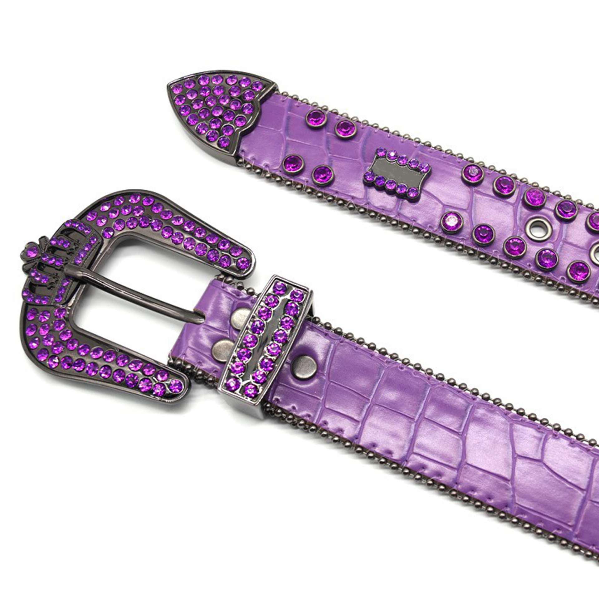 Punk Riveted Rhinestone Belt B4049-DOOHOOB