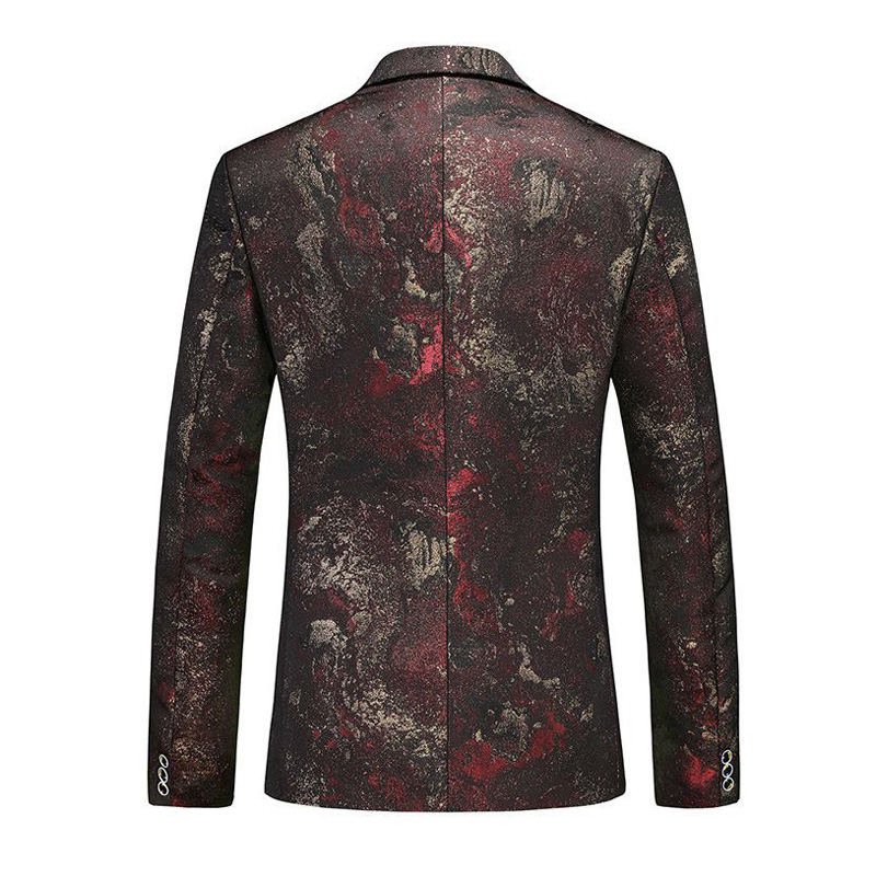 Galactic Tailored Slim Fit Blazer S8526-2-DOOHOOB