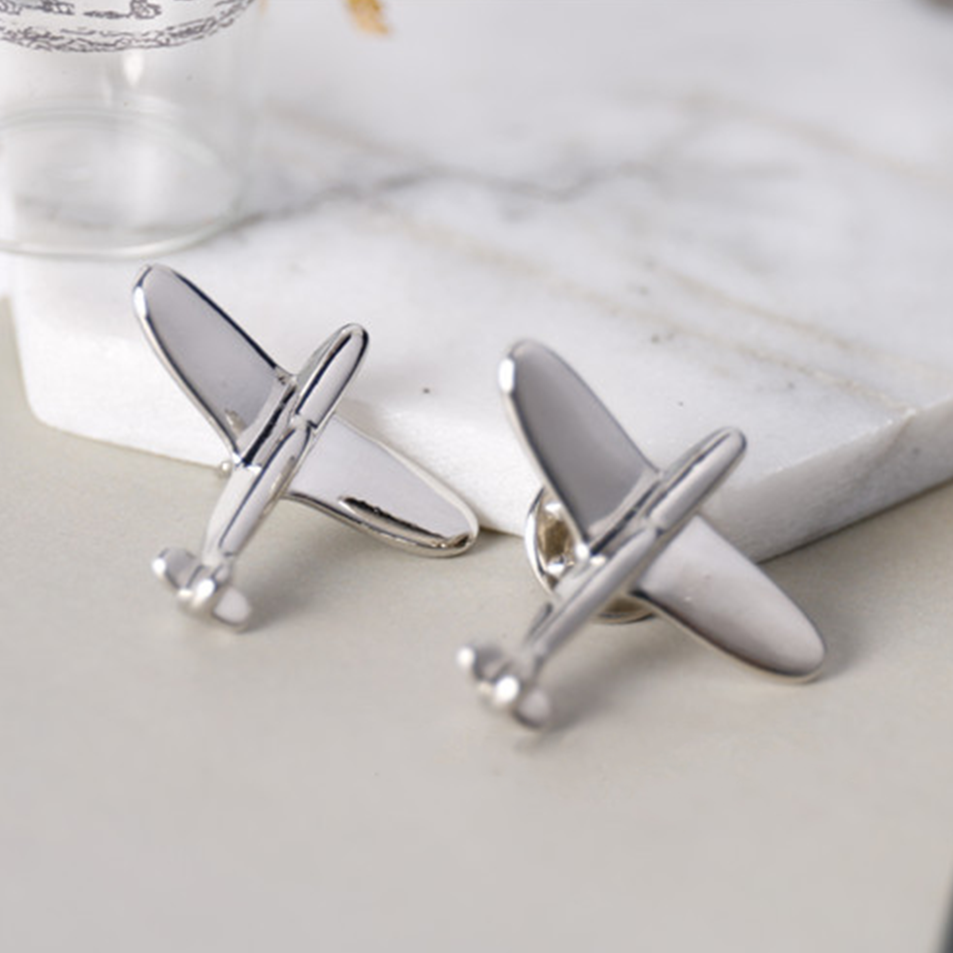 Fashion Aircraft Suit Brooch A1018-DOOHOOB