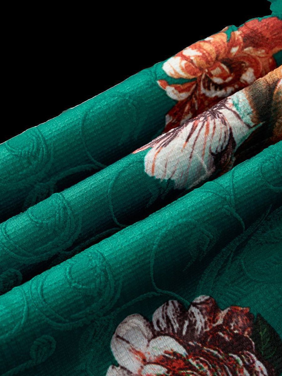 Tropical Bloom Jacquard Blazer S8530-DOOHOOB