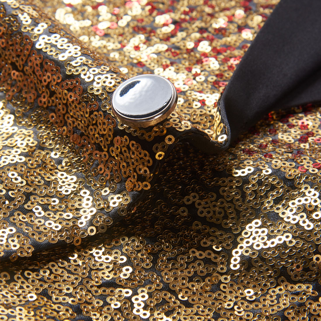 Golden- Silver Multicolor Sequins Blazer S8051-DOOHOOB