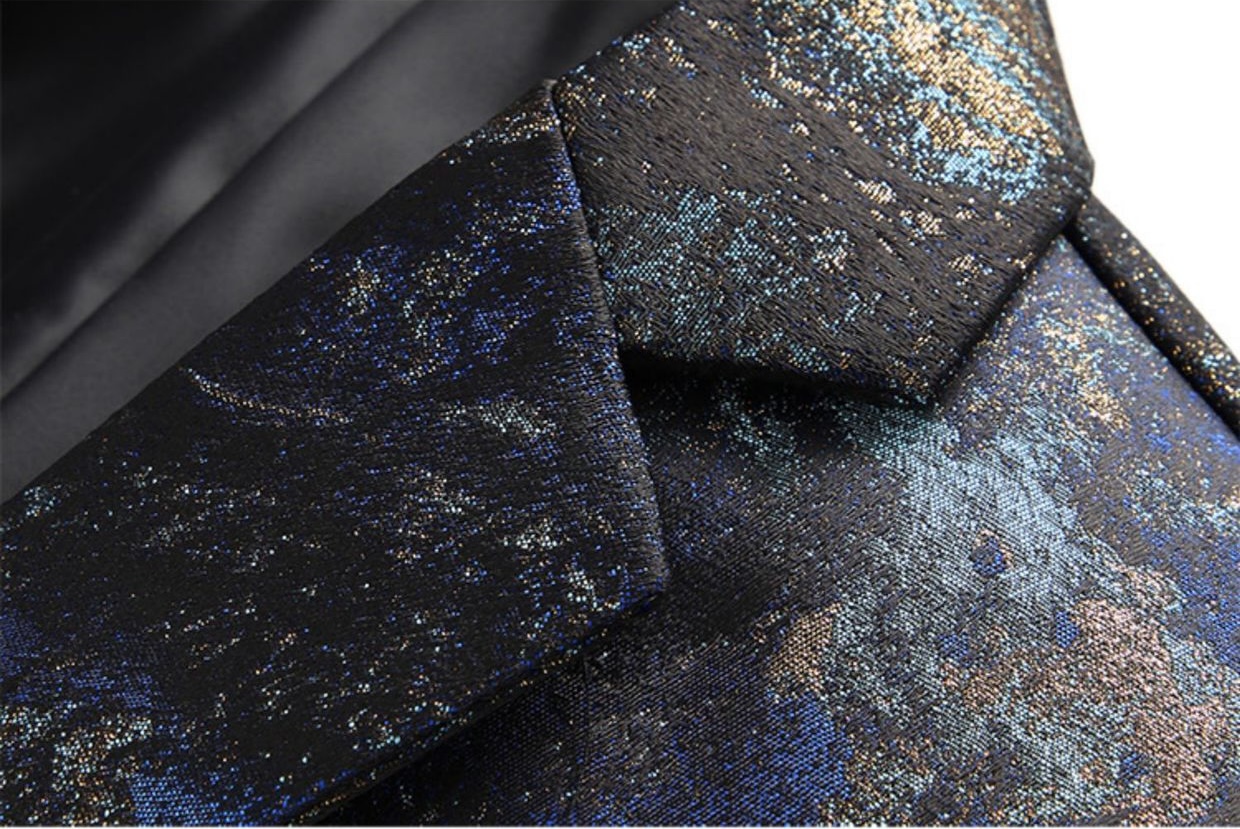 Galactic Tailored Slim Fit Blazer S8526-2-DOOHOOB