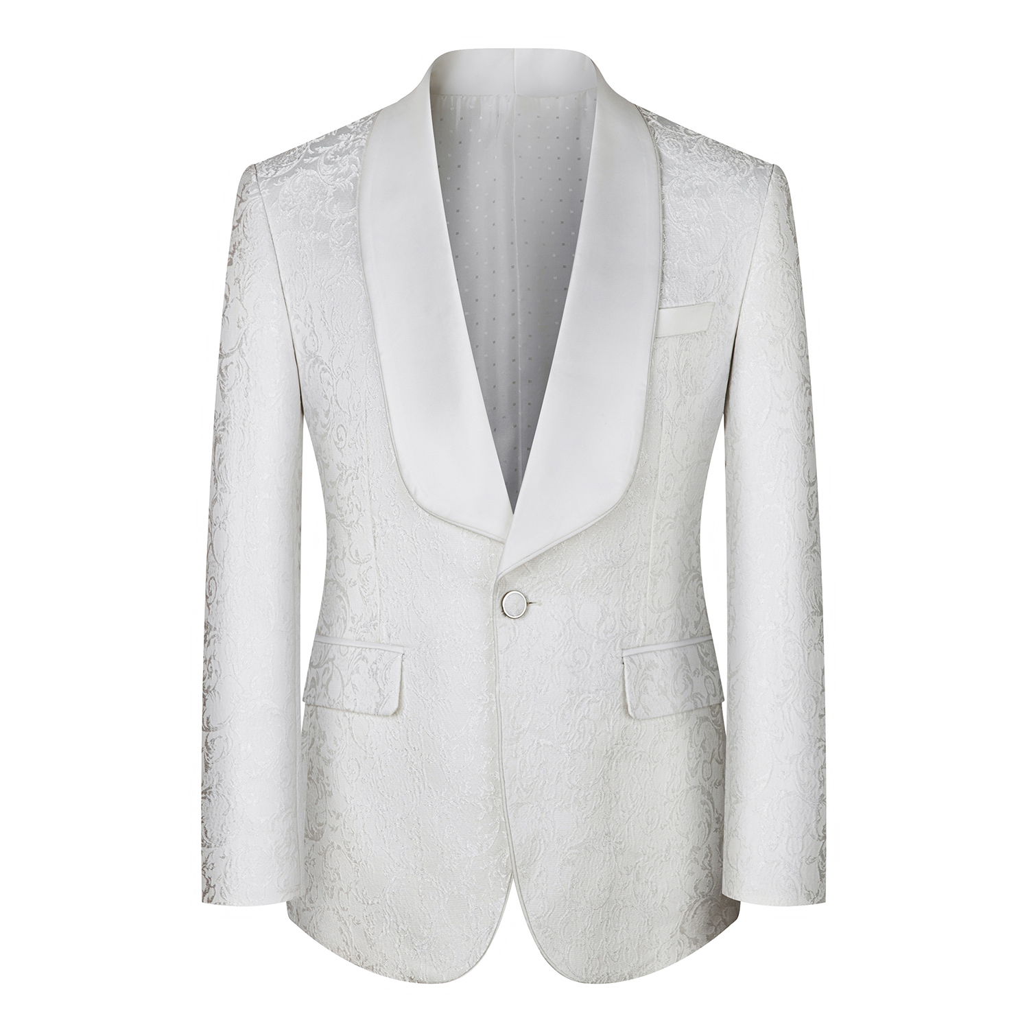 3 Piece Luxurious Jacquard Suit S8586-DOOHOOB