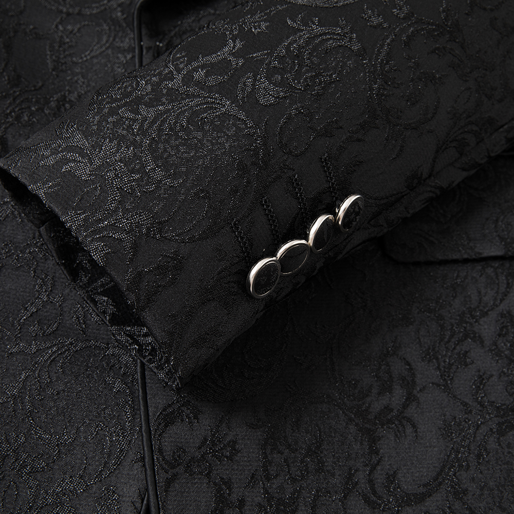 3 Piece Luxurious Jacquard Suit S8586-DOOHOOB