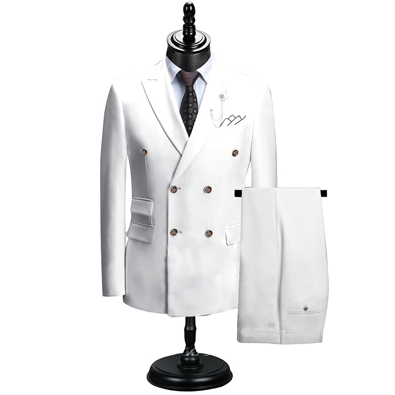 2 Piece Solid Color Classic Suit S8579-DOOHOOB