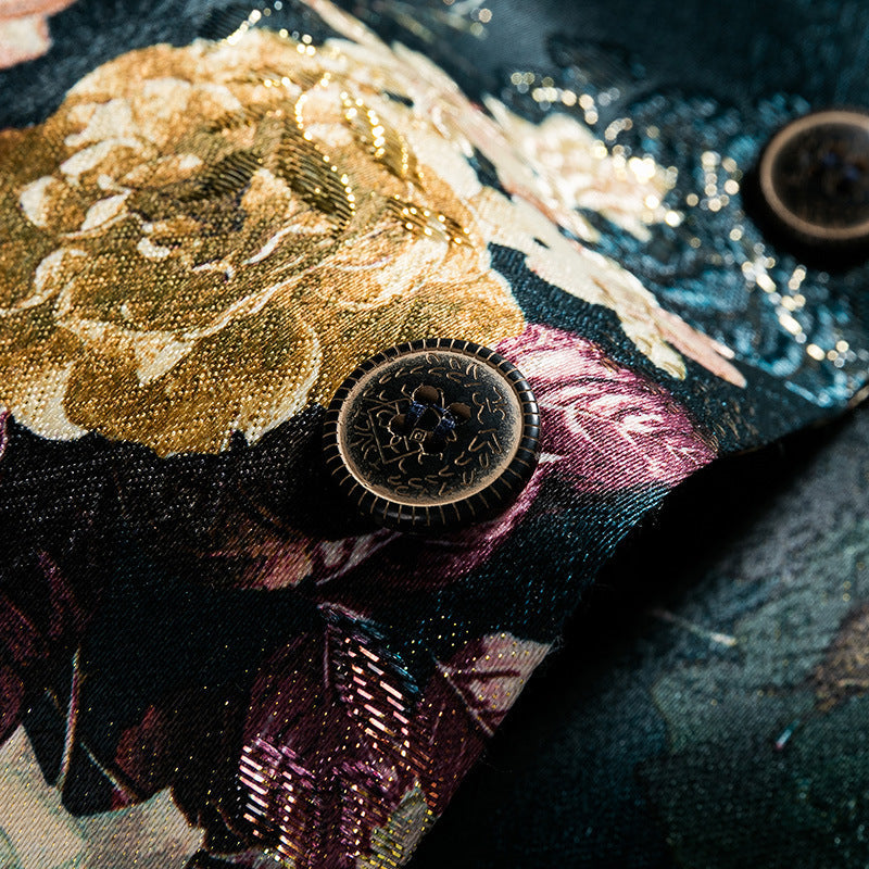 Vintage Flower Embroidery Blazer S7039-DOOHOOB