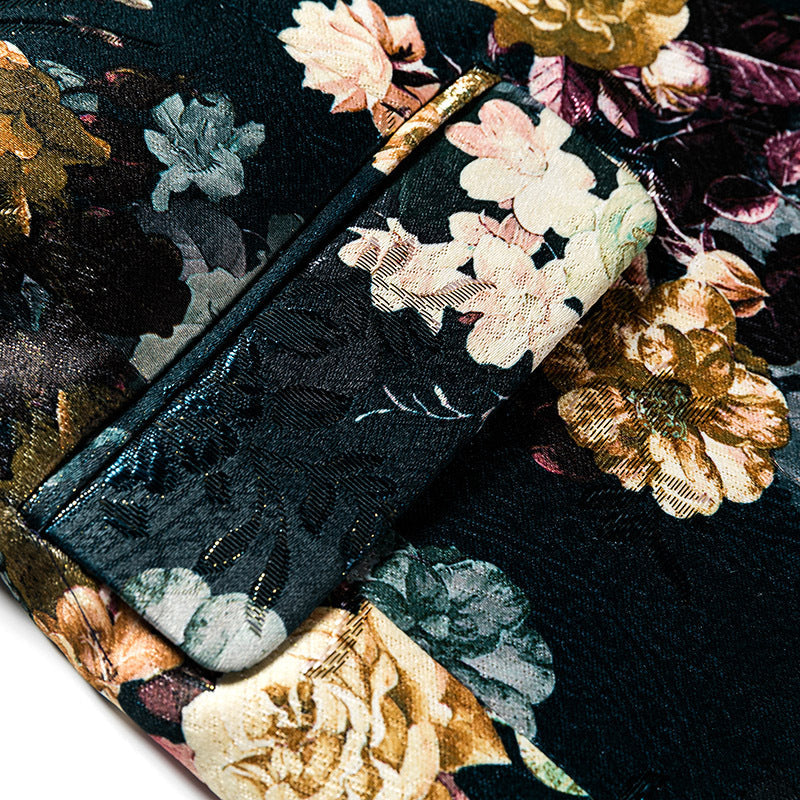 Vintage Flower Embroidery Blazer S7039-DOOHOOB