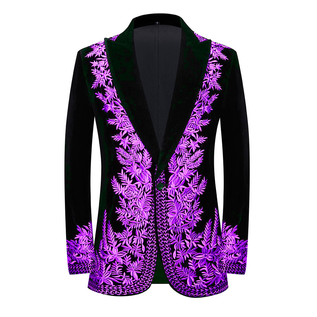 Vintage Violet Embroidered Tuxedo S8594