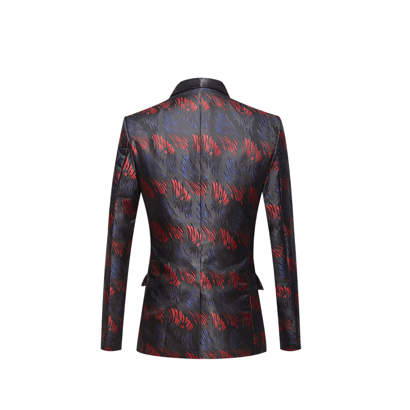 Abstract Punch Black Tuxedo M8058-DOOHOOB