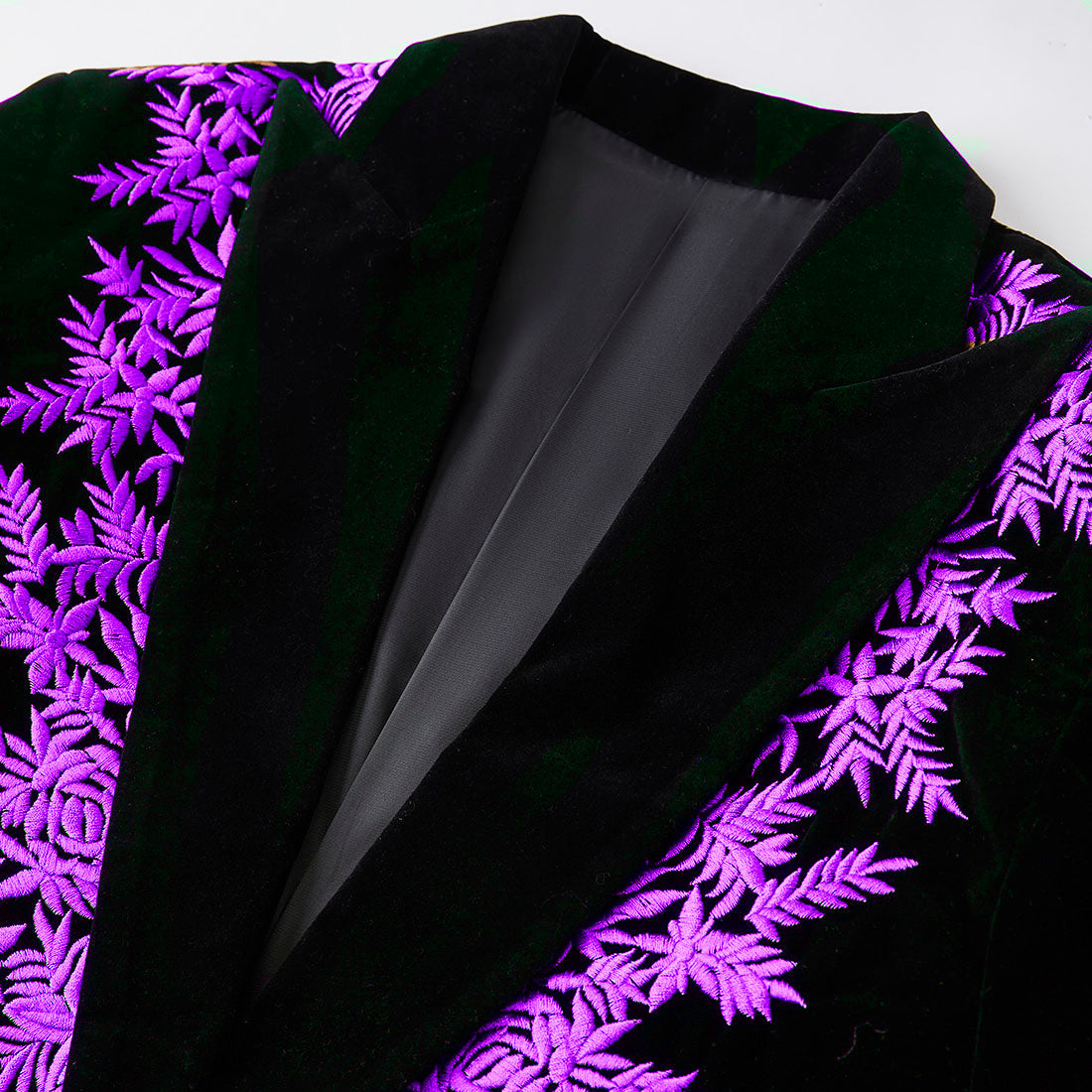 Vintage Violet Embroidered Tuxedo S8594