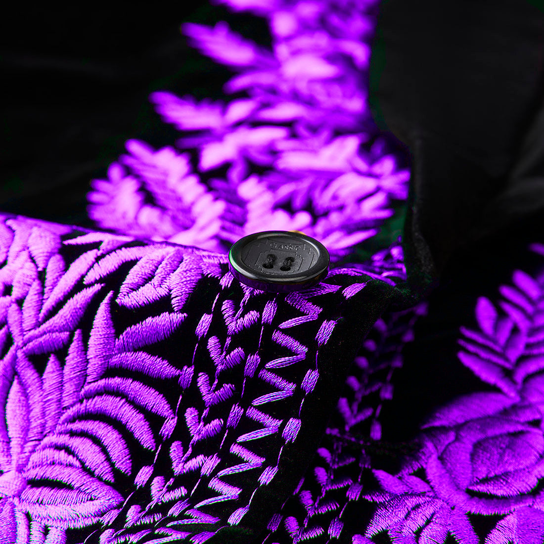 Vintage Violet Embroidered Tuxedo S8594