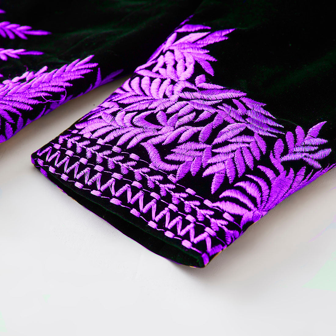 Vintage Violet Embroidered Tuxedo S8594