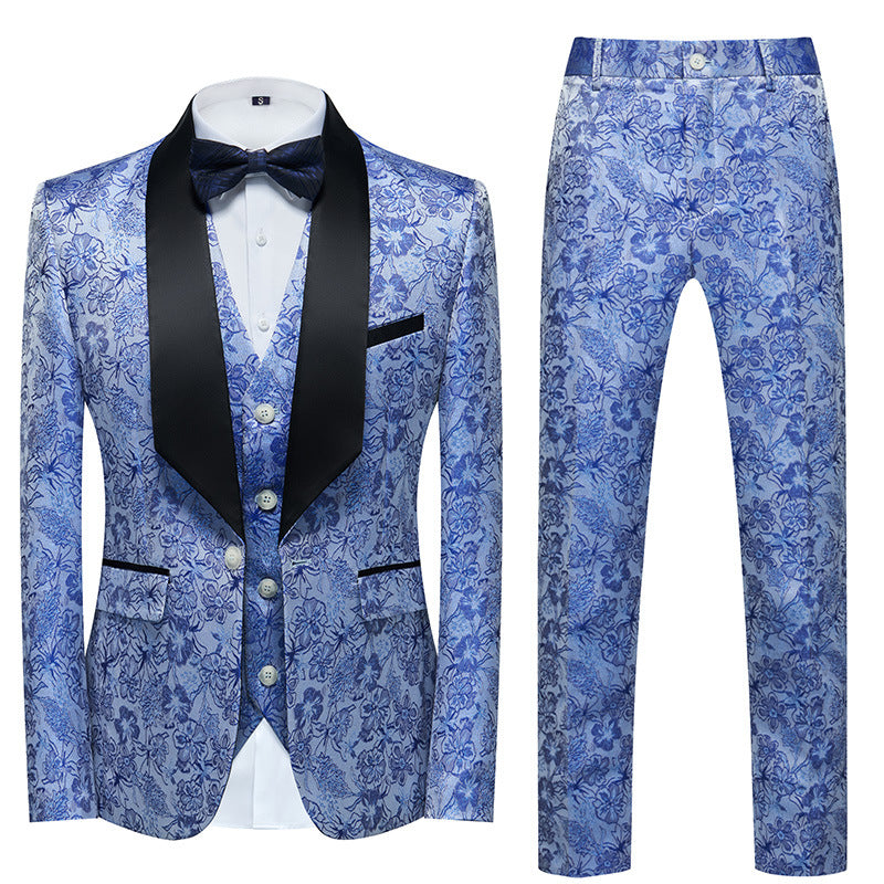 Blossom Harmony Ensemble 3-Piece Suit（7 Colors）S8332-White-DOOHOOB
