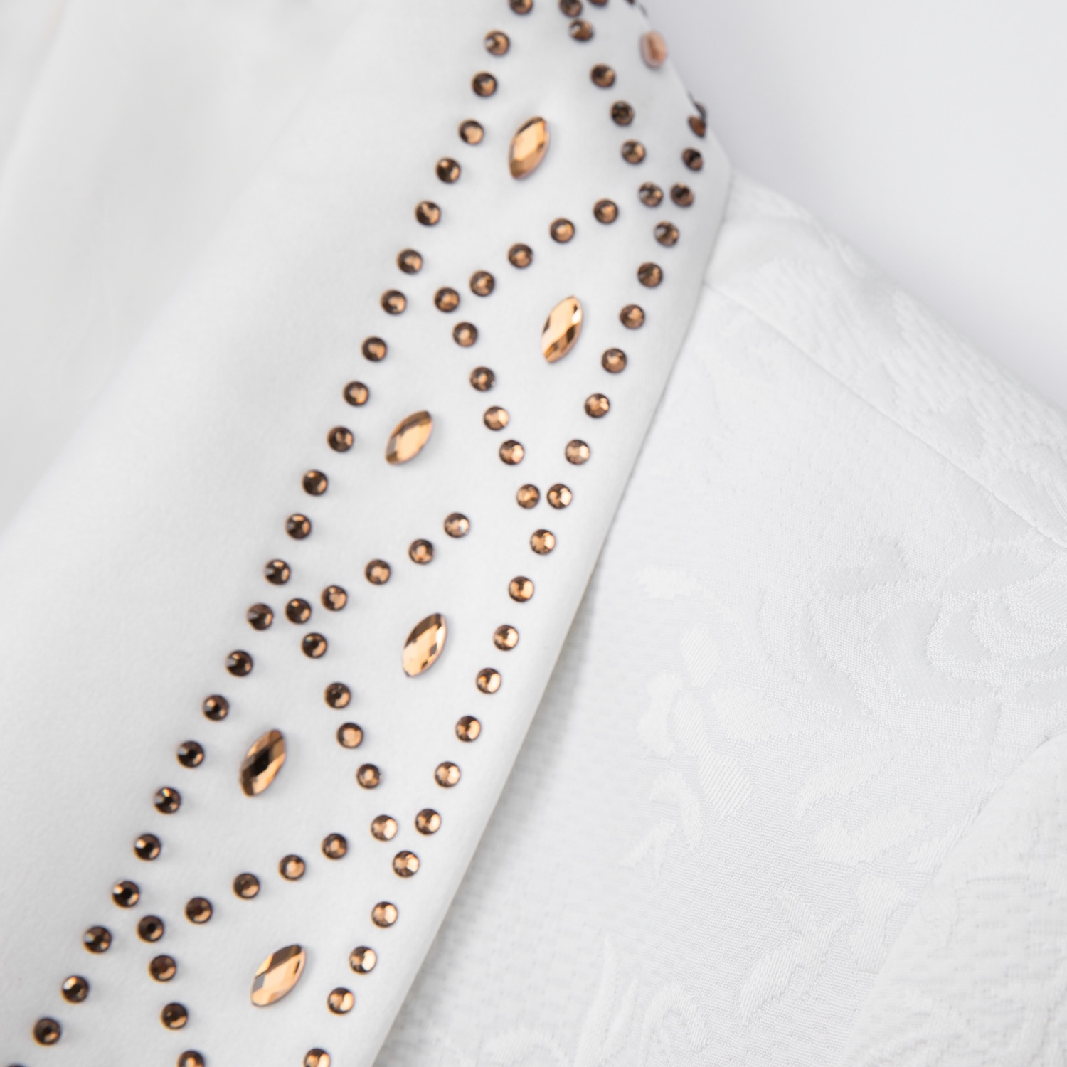 Black Jacquard Suit S8637