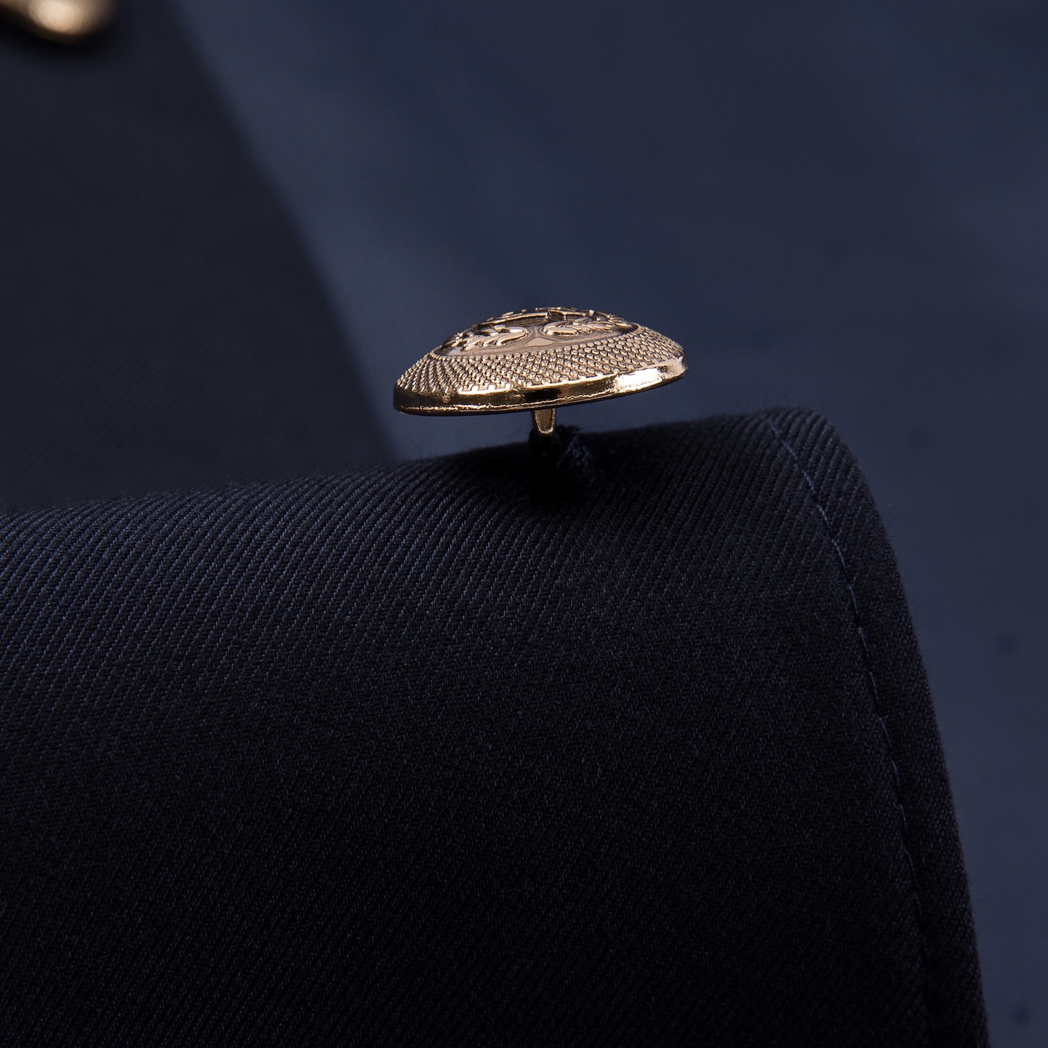 Black Multi-pocket Suit S8641