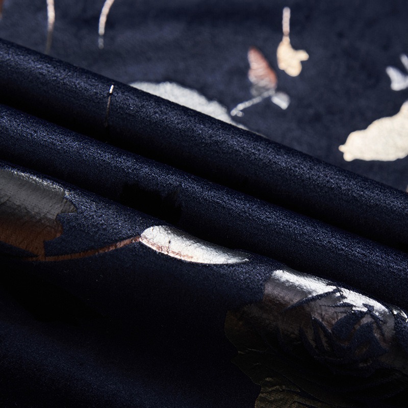 3 Piece Black Printed Party Suit S8601