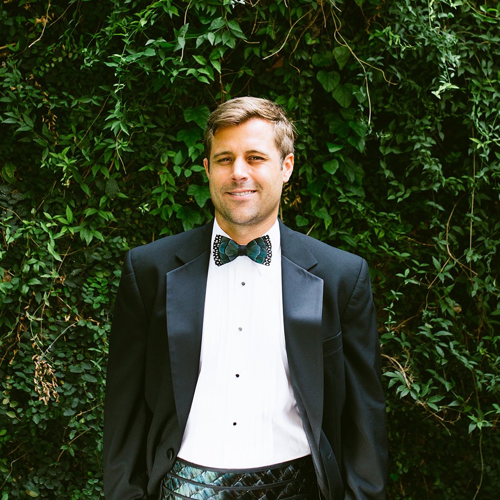 Doohoob Natural Feather Bow Tie T1022-DOOHOOB