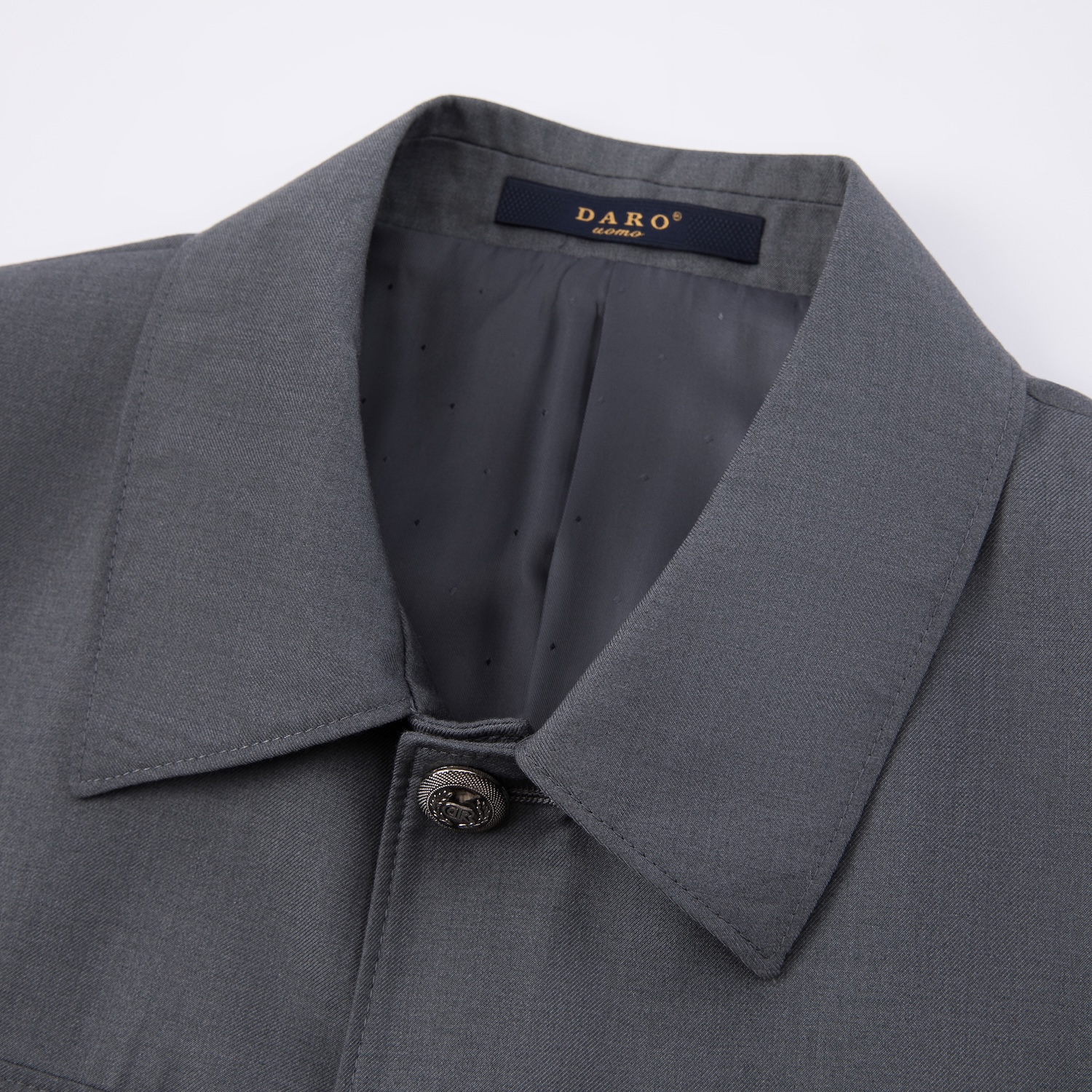 Grey Multi-pocket Short-sleeved Suit S8639