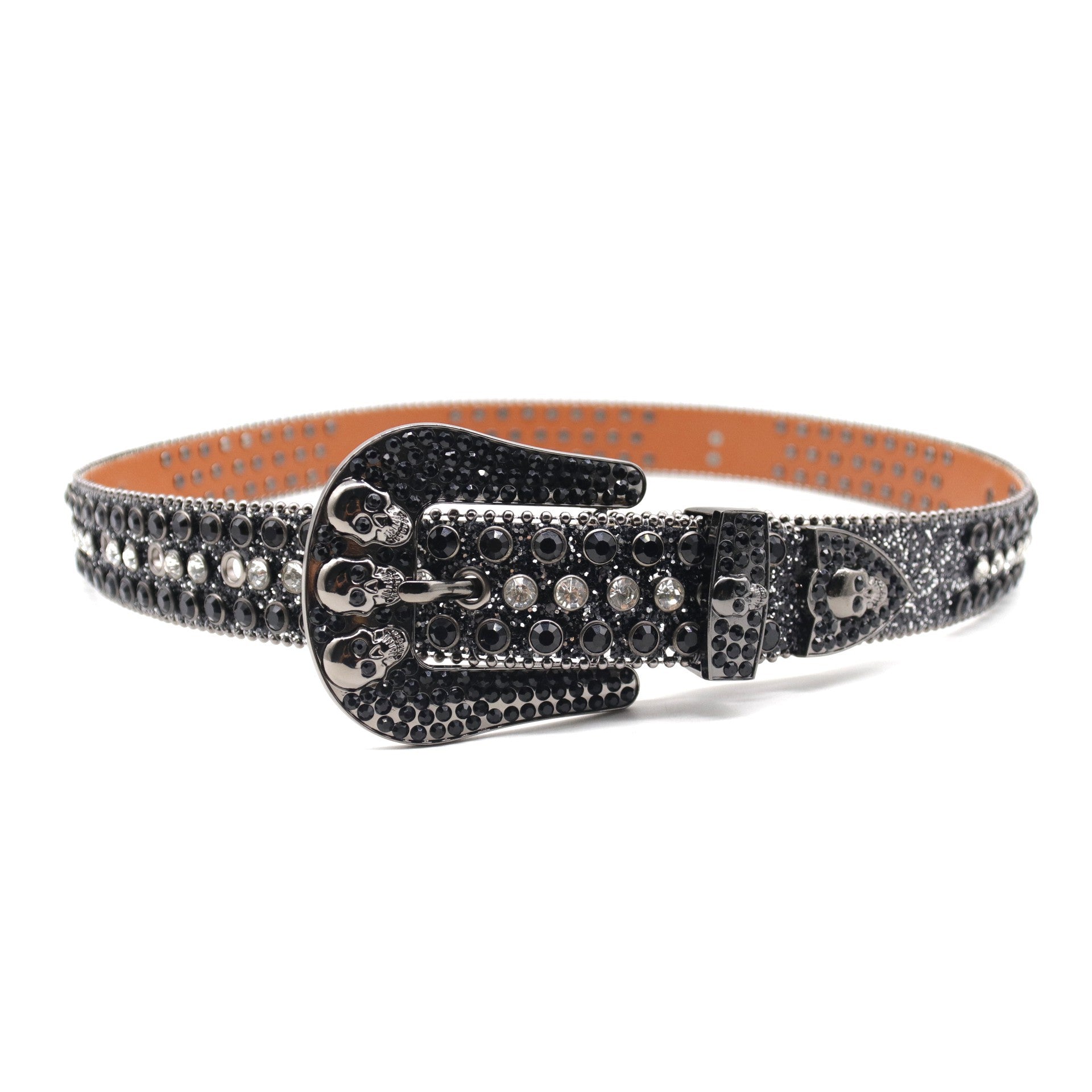 Punk Riveted Rhinestone Belt B4018-DOOHOOB