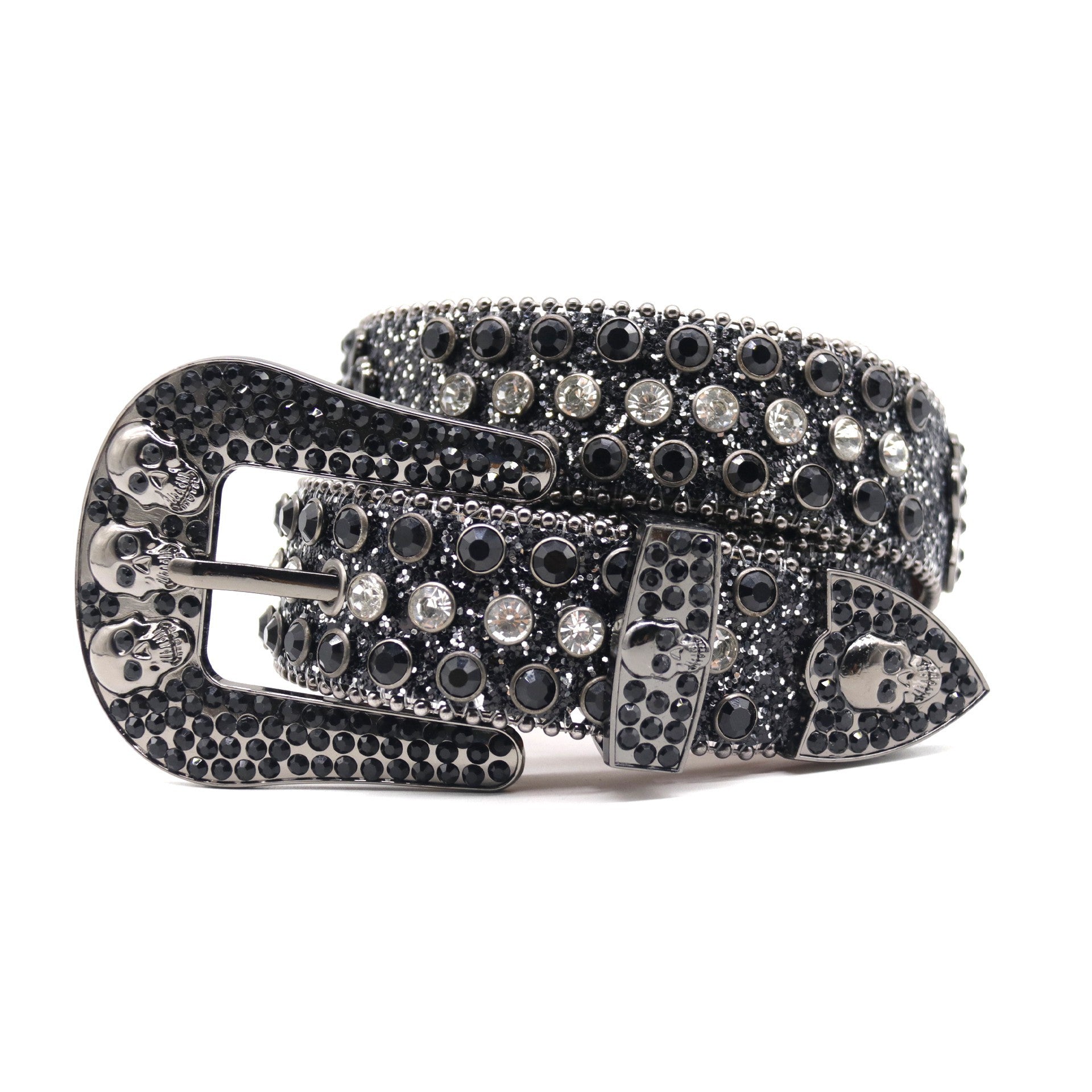 Punk Riveted Rhinestone Belt B4018-DOOHOOB