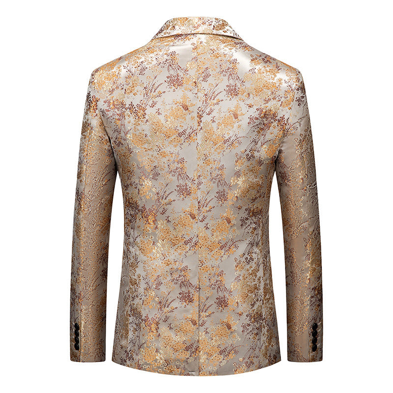 Gilt Gold Flower Blazer S8217-DOOHOOB
