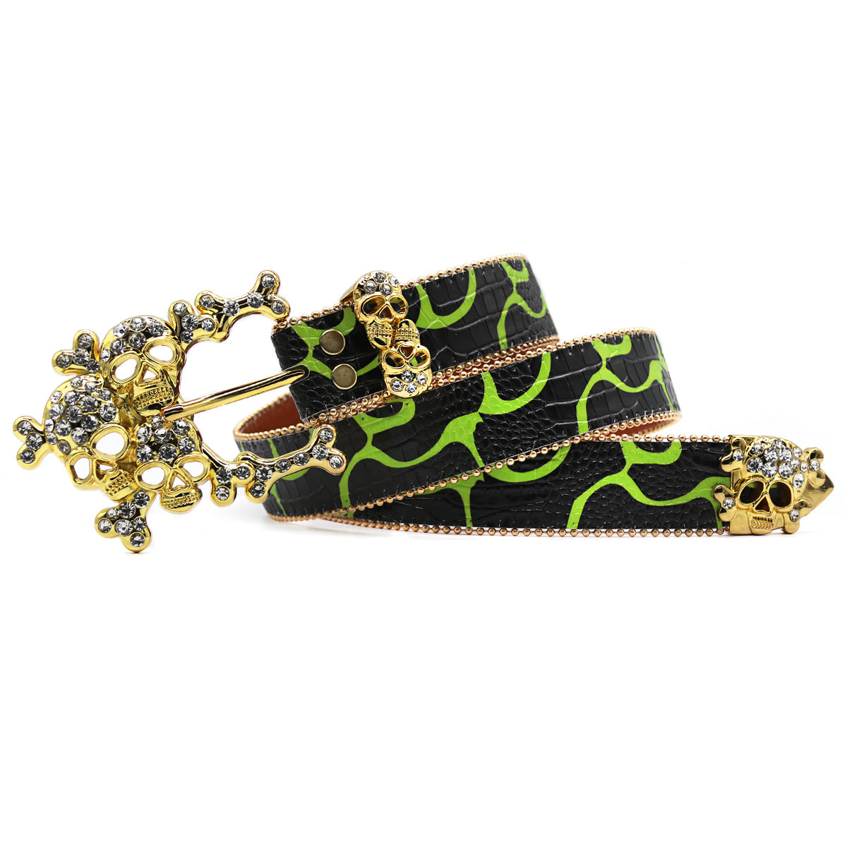 Riveted Rhinestone Belt B4041-DOOHOOB