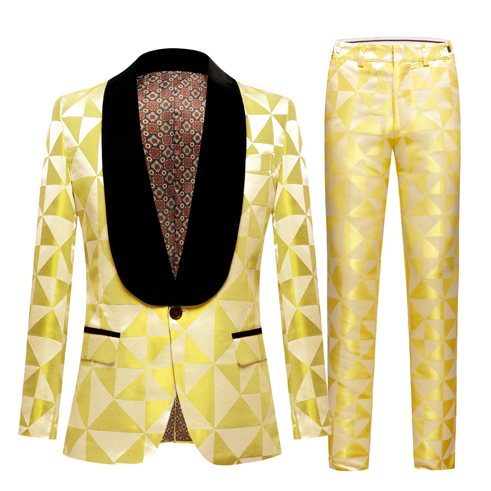 Elegant Geometric Patterned Fashion Suit Set S8347-DOOHOOB