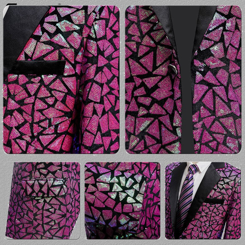 Block Sequins Tuxedo S7022-DOOHOOB