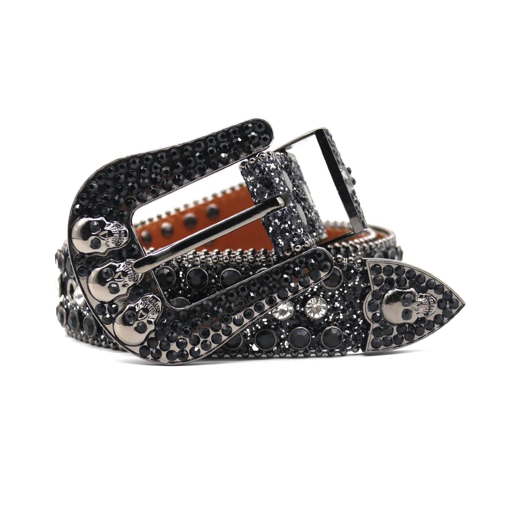 Punk Riveted Rhinestone Belt B4018-DOOHOOB