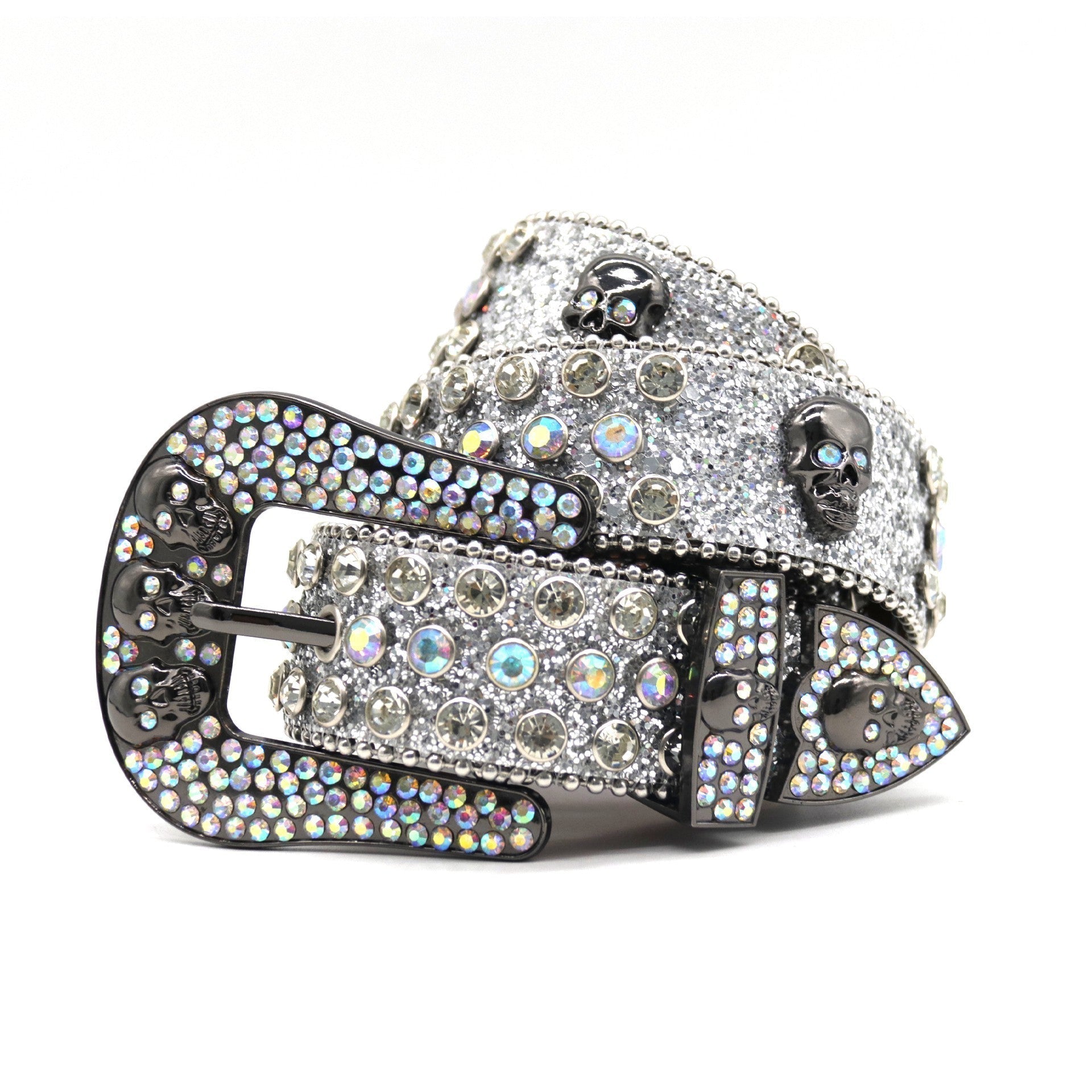 Punk Riveted Rhinestone Belt B4028-DOOHOOB
