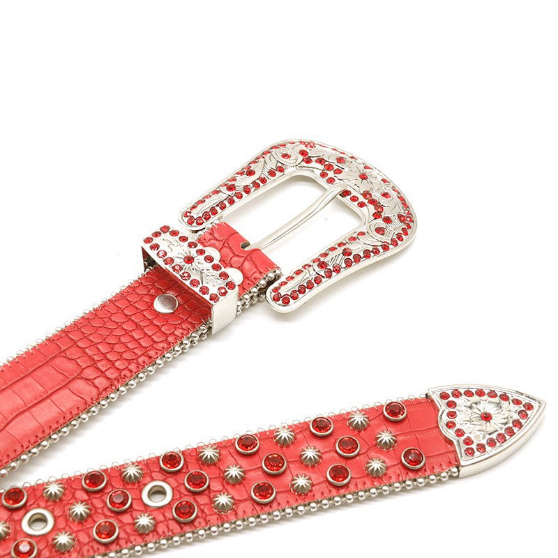 Italy Rhinestone Belts B4013-DOOHOOB