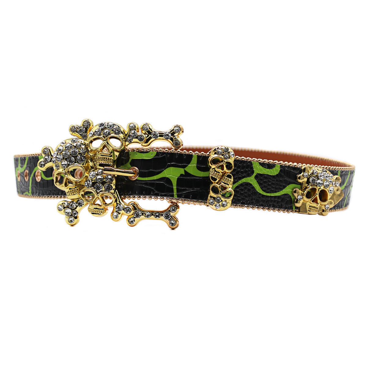 Riveted Rhinestone Belt B4041-DOOHOOB